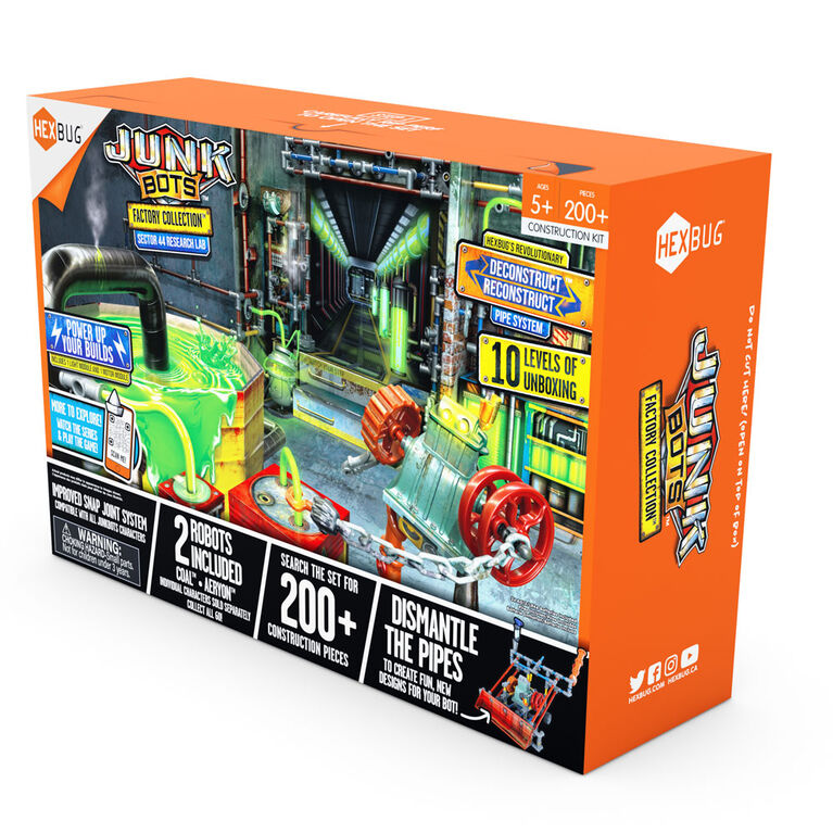 Hexbug Junkbots Sector 44 Research Lab