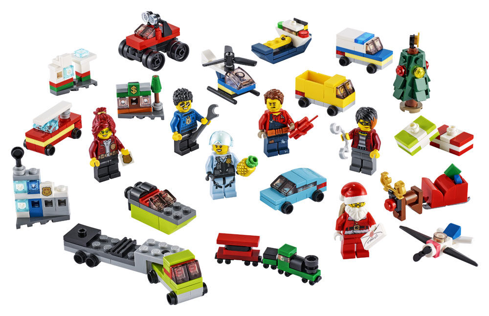 Lego city town advent calendar best sale
