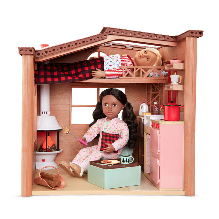 Our Generation Winter Cabin Set W/ Electronics Toys R Us Canada