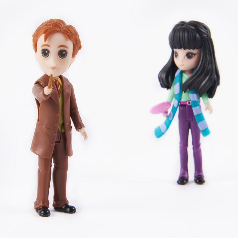 Wizarding World Harry Potter, Magical Minis, Coffret de figurines Cho Chang et George Weasley avec 2 accessoires