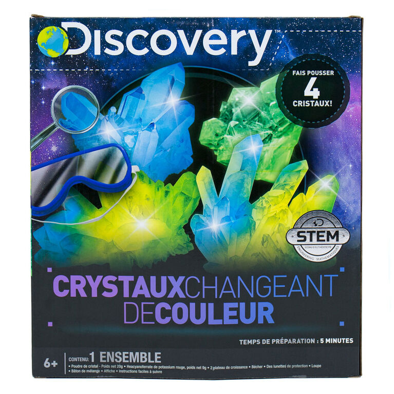 DISCOVERY Cristaux Changeant de Couleur Discovery