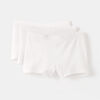 pretty cotton boxer briefs, 3-4y - white