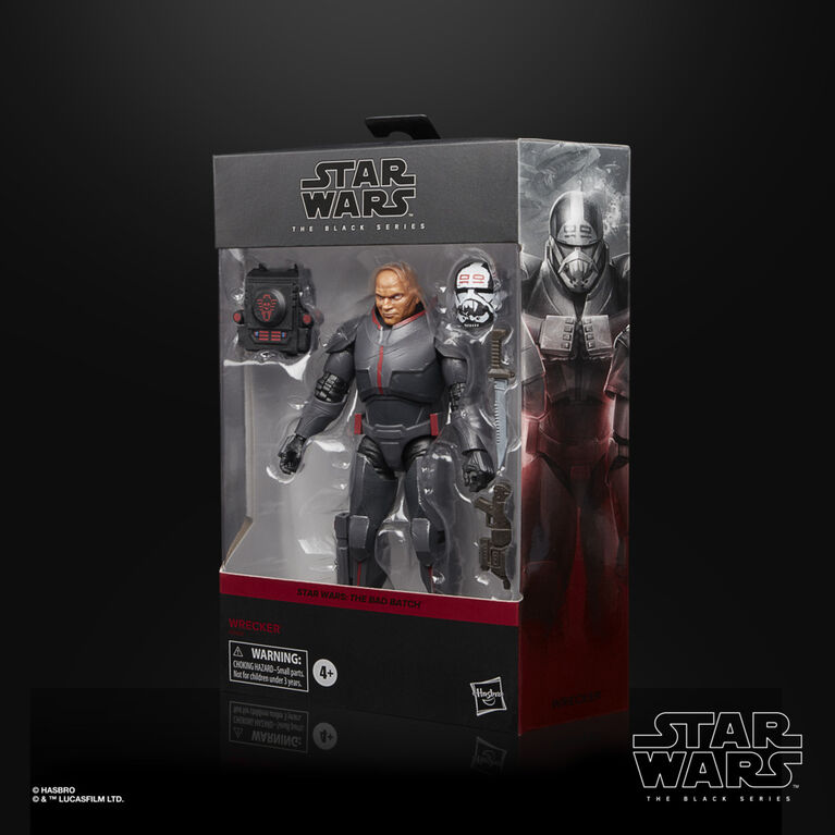 Star Wars The Black Series, figurine Wrecker de luxe à collectionner Star Wars : The Bad Batch