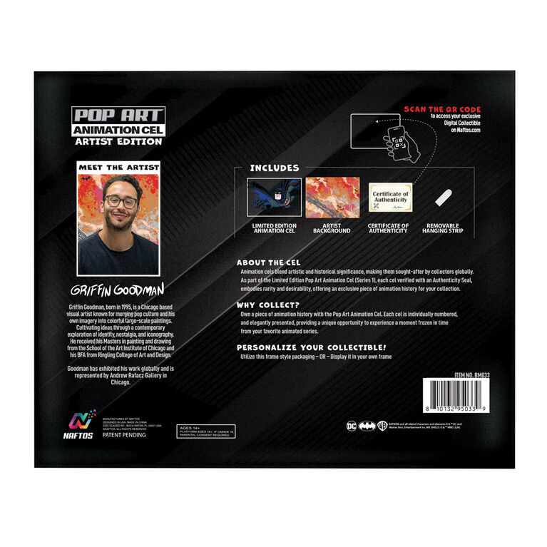 Pop Art Animation Cel Artist Edition - Batman