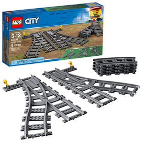 Aiguillages LEGO City 60238 jouet pour train