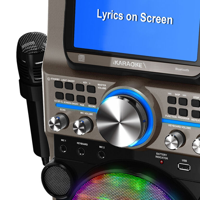iKARAOKE Ultimate Bluetooth Karaoke Party Machine