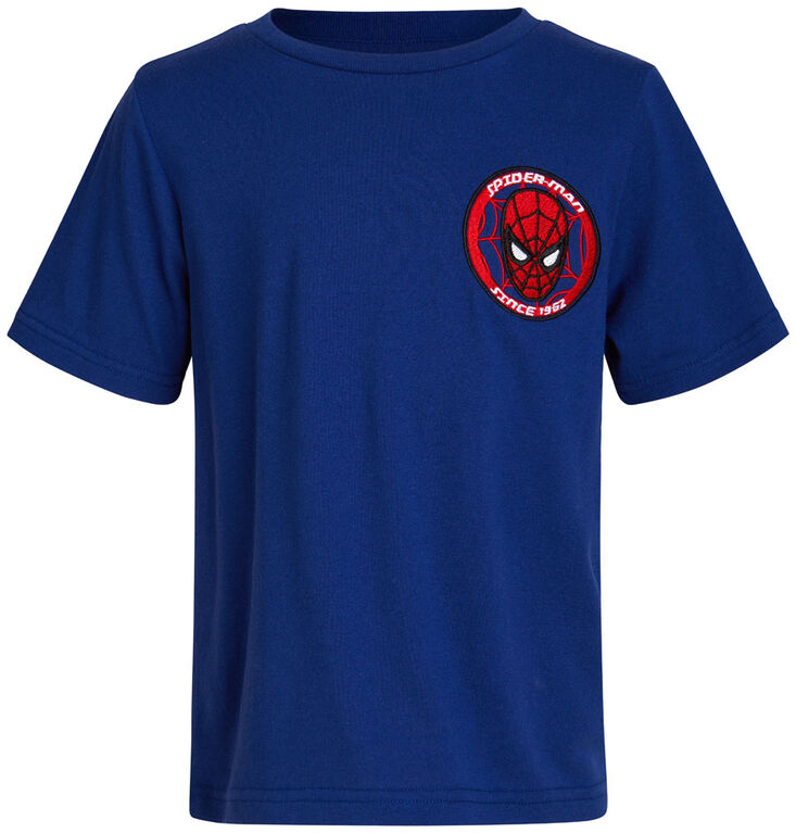 Marvel - t-shirt à manches courtes - Spiderman / marin / 4T