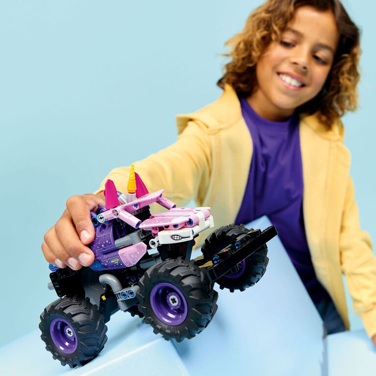 LEGO Technic Monster Jam Sparkle Smash Pull-Back Truck Toy for Boys, Girls, & Kids, Ages 7+ - 42220