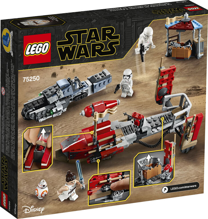 LEGO Star Wars  La course-poursuite en speeder sur Pasaa 75250