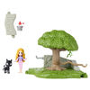 Wizarding World, Magical Minis, Coffret Care of Magical Creatures avec figurine Luna Lovegood exclusive et accessoires