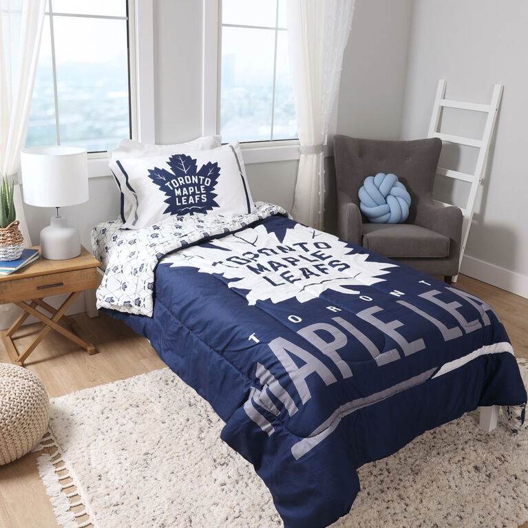 NHL Toronto Maple Leafs 4-Piece Twin Bedding Set