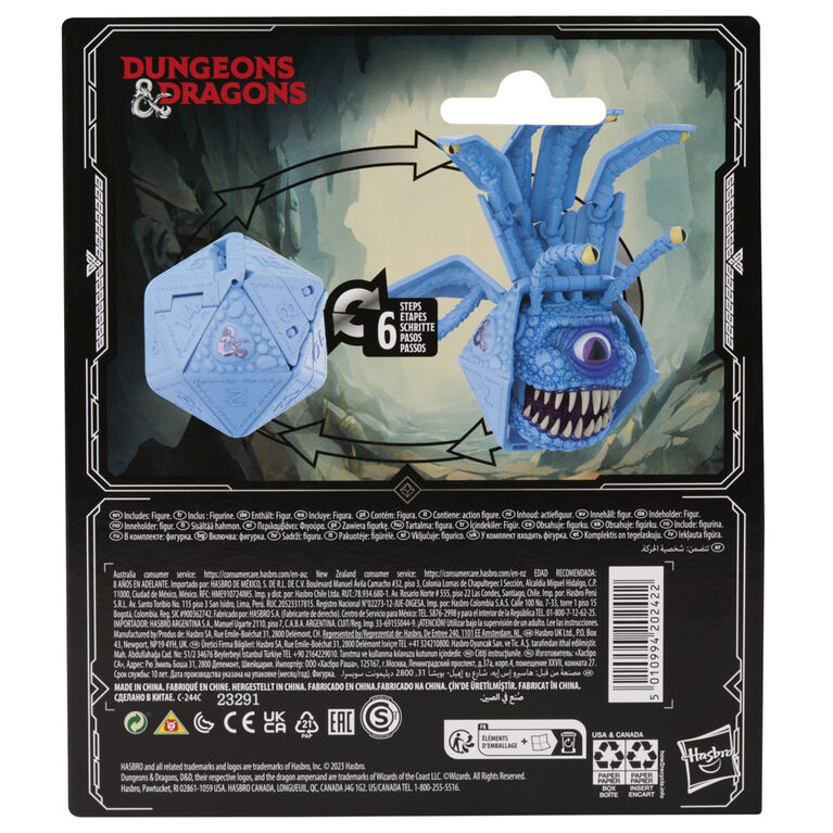 Dungeons and Dragons Dicelings Blue Beholder Collectible D&D Dragon Toy Action Figures