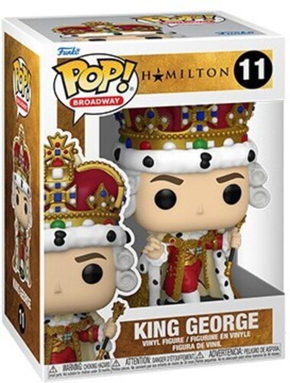 Figurine en Vinyle King George par Funko POP! Hamilton S2