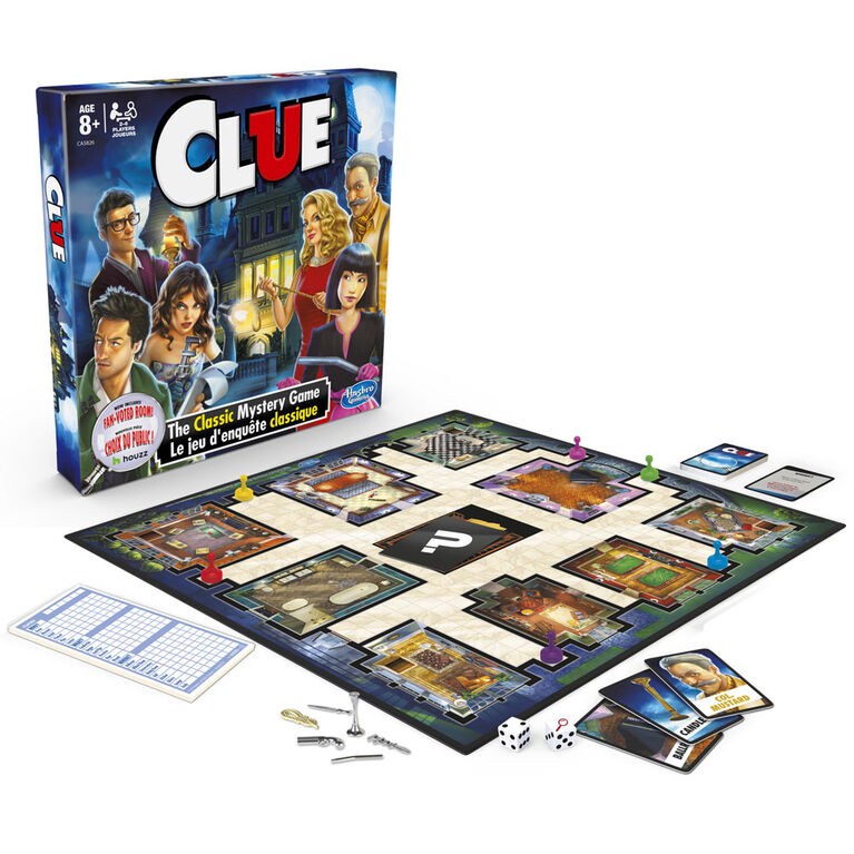 Hasbro Gaming - Clue - styles may vary