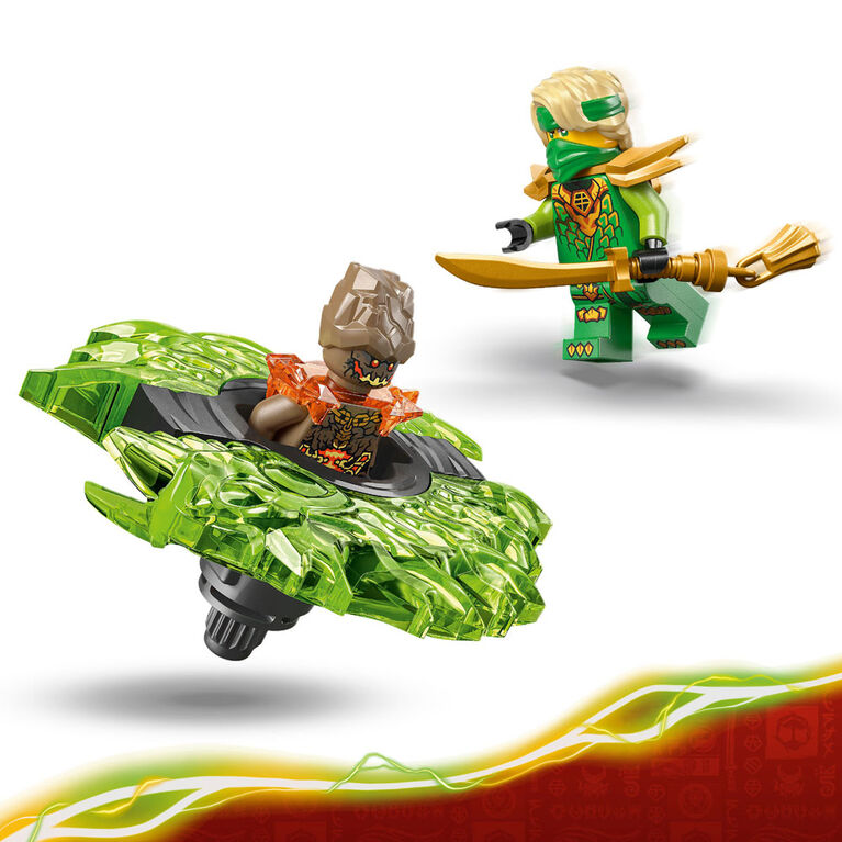 LEGO NINJAGO Lloyd vs. Earth Monster Spinner Building Toy for Boys, Girls, & Kids, Ages 6+ - 71850