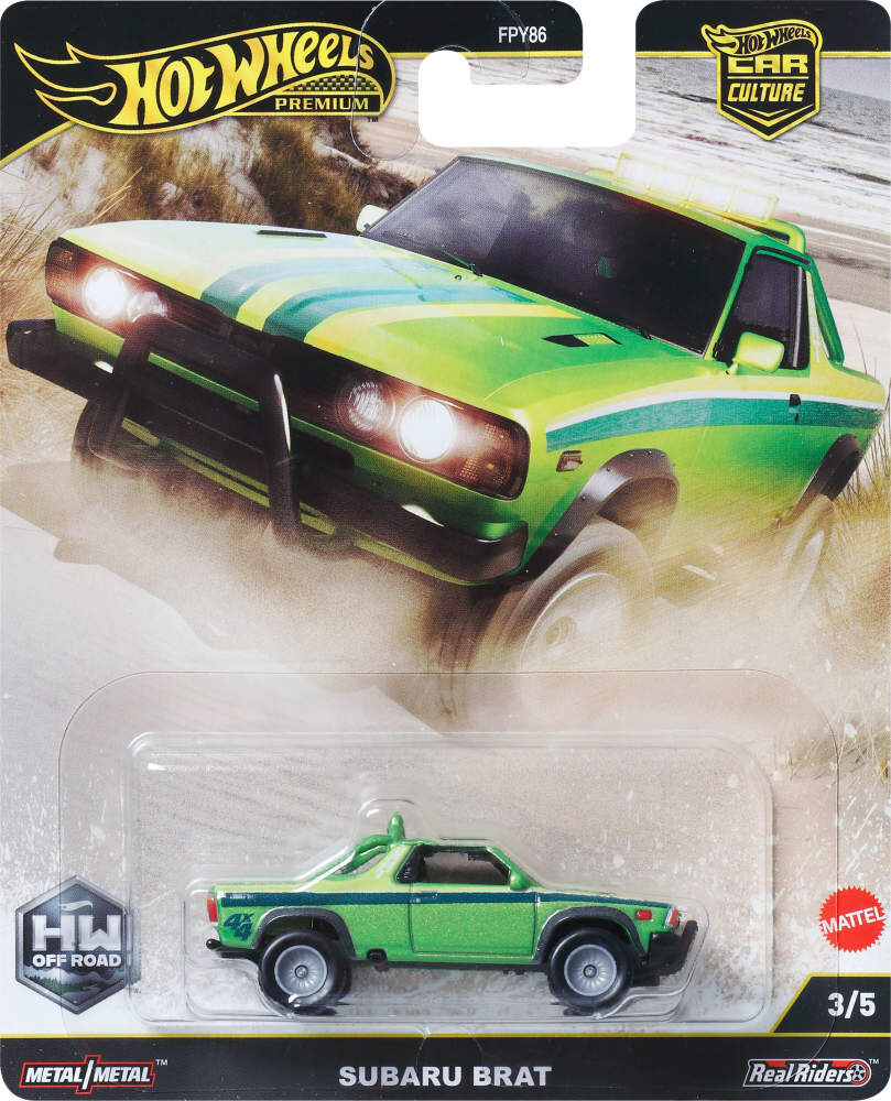 Hot Wheels Premium Car Culture Off Road Subaru B.R.A.T. 1:64 Scale Collectible Toy Vehicle