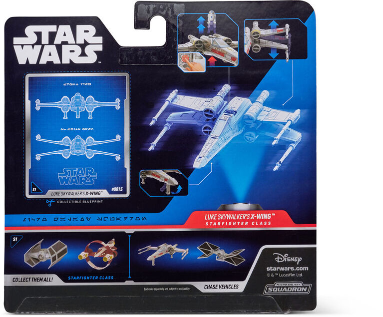 Star Wars Micro Galaxy Squadron - Starfighter Class - Luke Skywalker's X-Wing