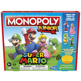 Monopoly Junior édition Super Mario, jeu de plateau
