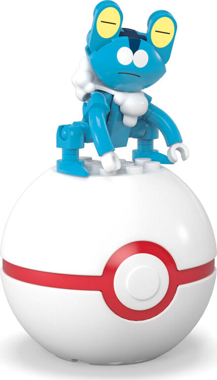 MEGA Pokémon Froakie Building Toy Kit, Poseable Action Figure (29 Pieces) for Kids