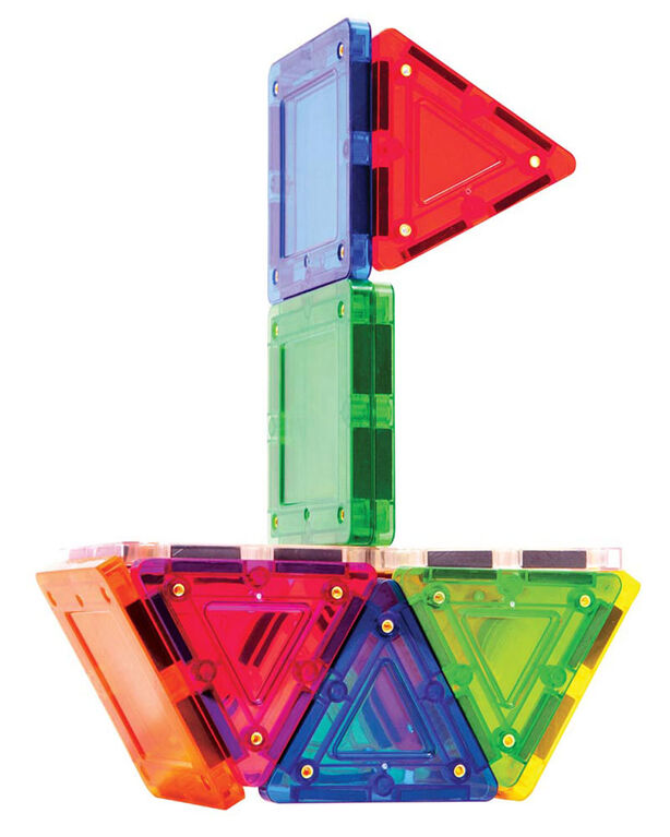 Magformers TileBlox - Coffret de construction Rainbow de 20 pièces magnétiques - les motifs peuvent varier - Édition anglaise