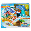 Hot Wheels City Shark Beach Battle Playset