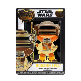 Badge émaillé Boushh Leia par Funko Pop! Star Wars