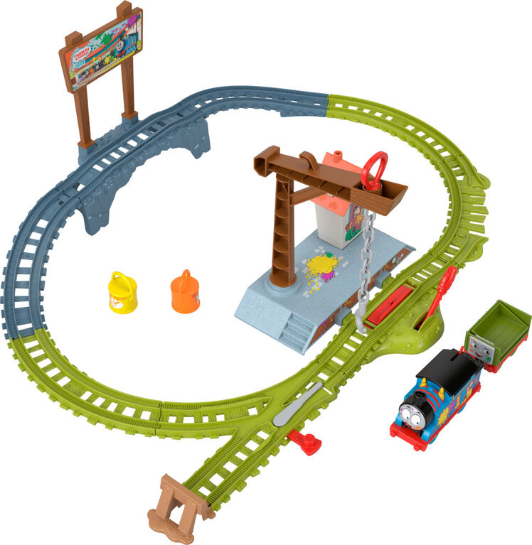 Thomas & Friends Paint Delivery Motorized Train and Track Set