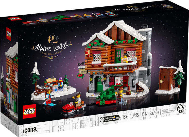 LEGO Icons Alpine Lodge Model Building Kit 10325