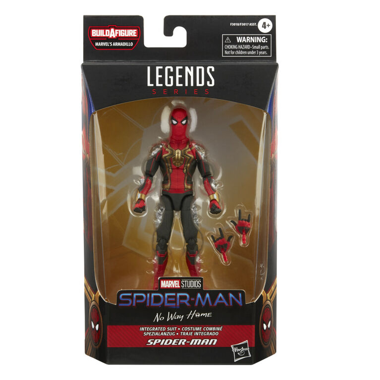 Marvel Legends Series Spider-Man en costume combiné, figurine de collection - Notre exclusivité