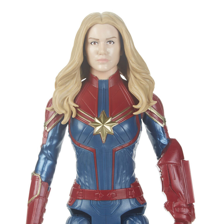 Marvel Avengers : Phase finale Titan Hero Power FX - Figurine Captain Marvel. - Édition française