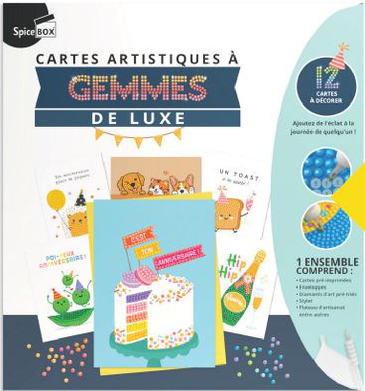Cartes artistiques &agrave; Gemmes deluxe