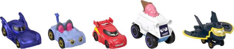 Fisher-Price DC Batwheels 1:55 Scale Vehicle Multipack, Batcast Metal Diecast Cars, 5 Pieces