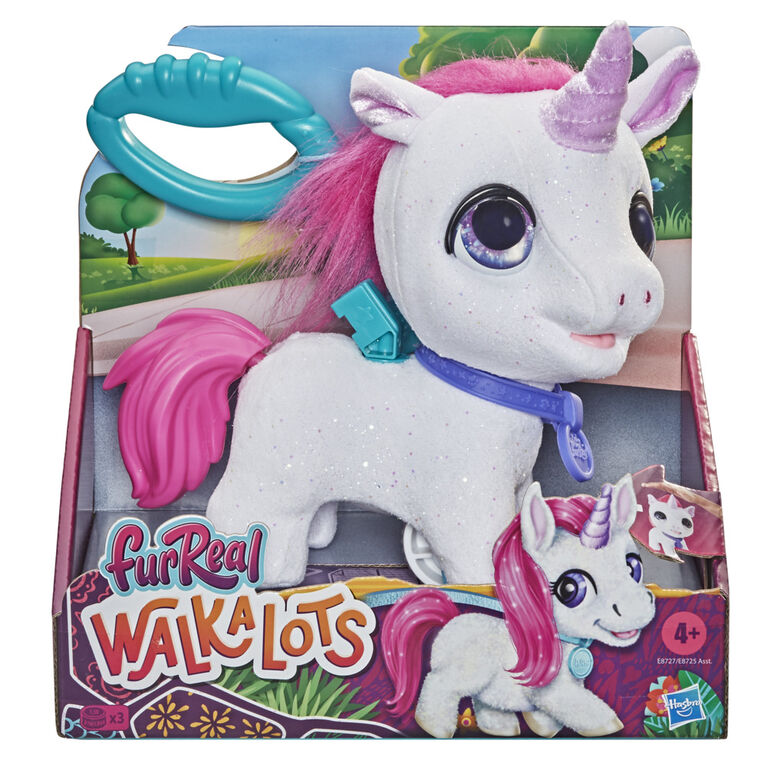 furReal Walkalots Big Wags Unicorn Interactive Pet Toy, Sounds and Motion