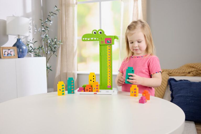 FisherPrice L'Alligator des Additions. 10 blocs à empiler
