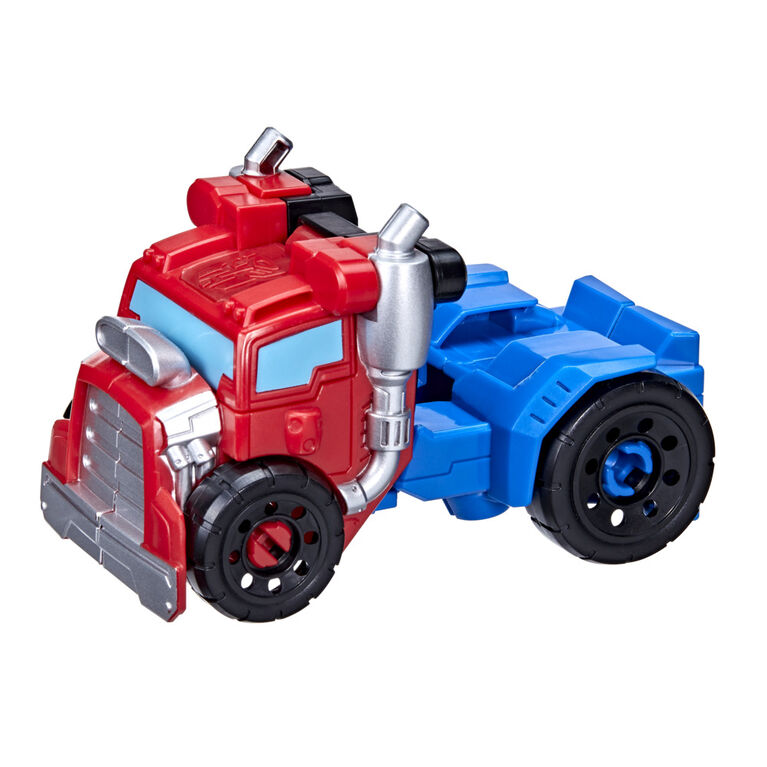 Jouet convertible Playskool Heroes Transformers Rescue Bots Academy, figurine Optimus Prime de 11 cm