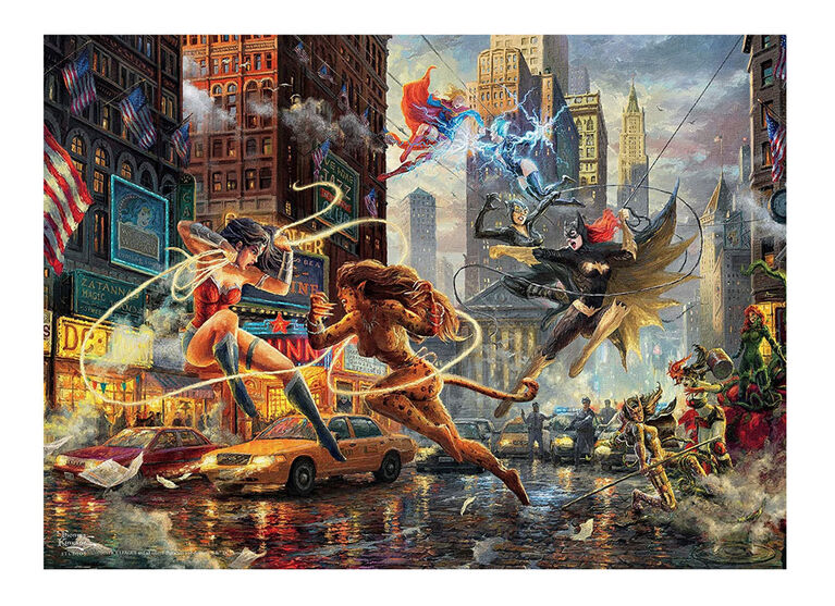 Ceaco Thomas Kinkade DC Comics 1000-Piece Puzzle The Women of DC