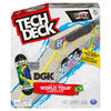 Tech Deck, Build-A-Park World Tour, Flamengo Park (Brazil), Ramp Set with Signature Fingerboard - English Edition