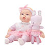 Poupon ballerine de 30,50 cm avec petit lapin en peluche
