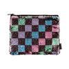 Fashion Angels - Style.Lab Checkerboard Magic Sequin Pouch, Cosmetic Bag, Pencil Pouch