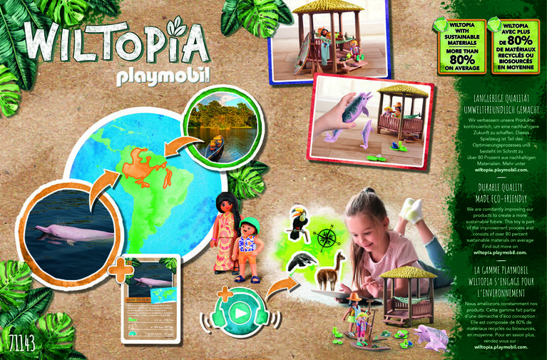 Playmobil - Wiltopia - Paddling tour with the River Dolphins