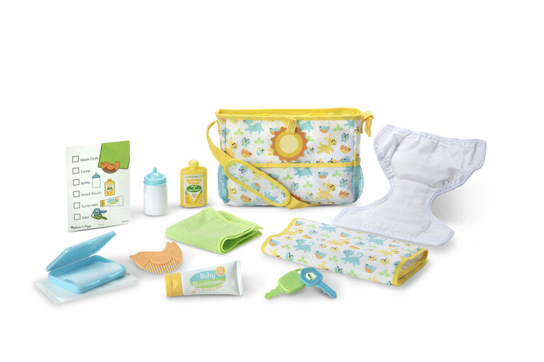 Melissa & Doug Mine to Love Toy Time Play Activity Gym and Travel Time Play Set