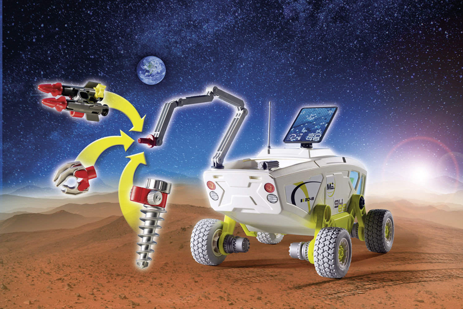 Playmobil mars research vehicle discount