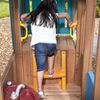 Step2 Woodland Adventure Playhouse and Slide - Brown