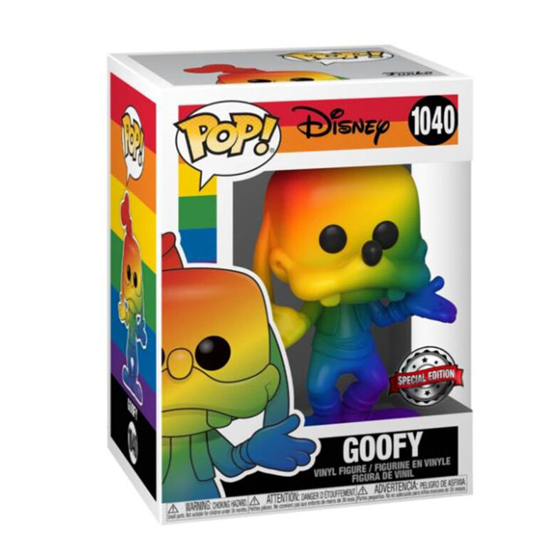 Figurine en Vinyle Goofy Rainbow par Funko POP! Disney - Notre exclusivité