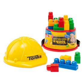 Tonka Tough Builders Ensemble de jeu avec casque et seau
