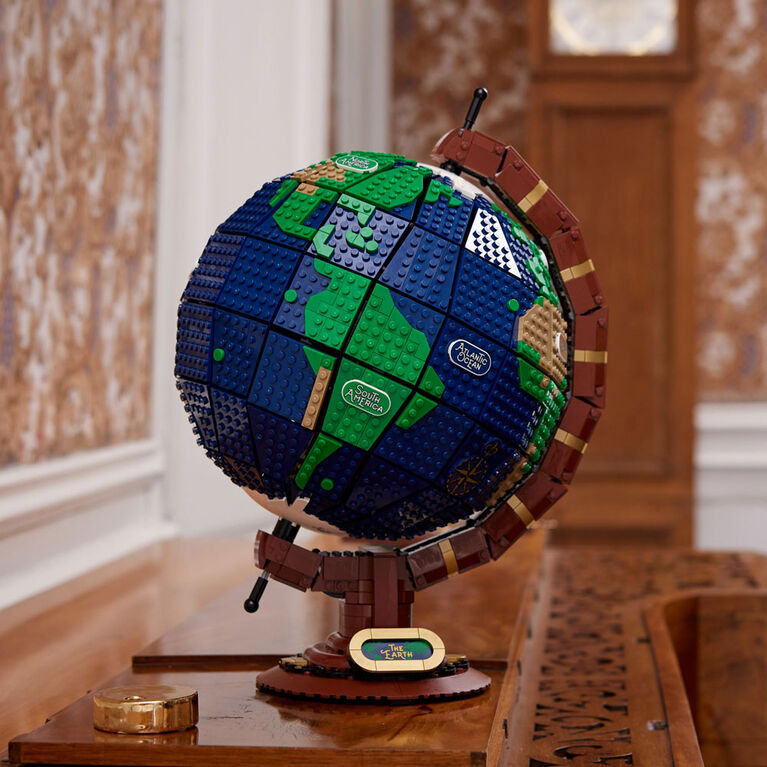 LEGO Ideas Le globe terrestre 21332 Ensemble de construction (2 585 pièces)