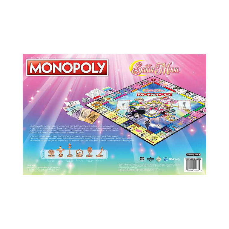 USAopoly MONOPOLY: Sailor Moon - English Edition