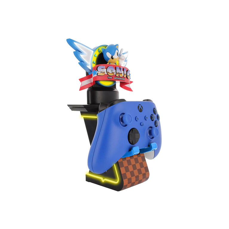 Exquisite Gaming SEGA: Sonic The Hedgehog Cable Guy Light Up Ikon, Phone and Device Charging Stand