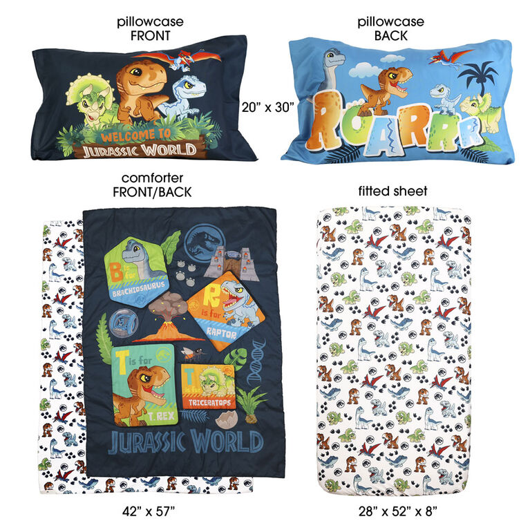 Ensemble de literie 2 Articles Jurassic Park pour Enfant