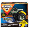 Monster Jam, Monster truck authentique Soldier Fortune Rev 'N Roar à l'échelle 1:43.